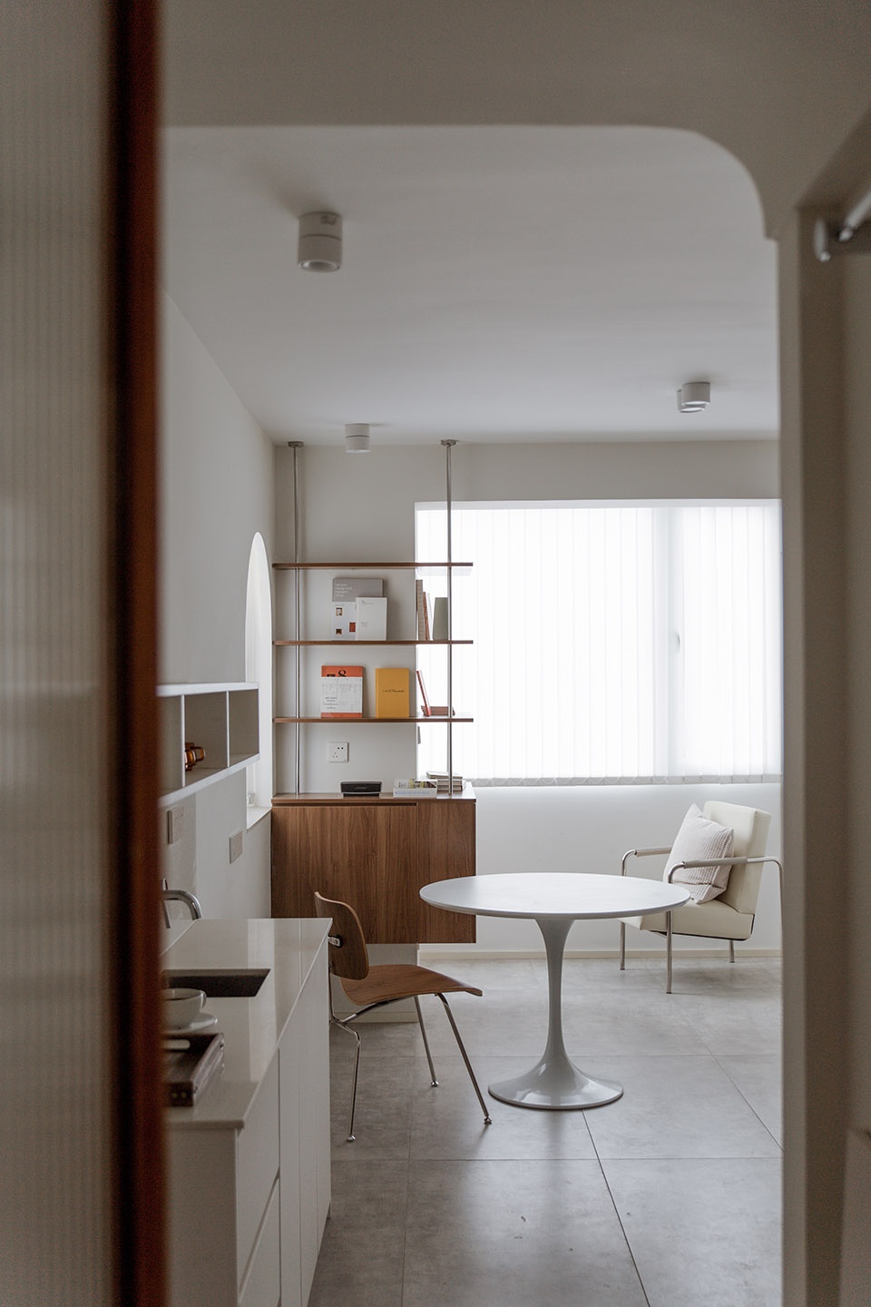 The Wedging of Stainless Steel 65 apartment interior design by QISI DESIGN