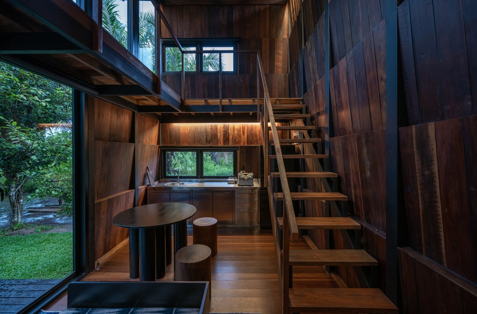 Wood and Mountain–Cabin of human by Sher Maker