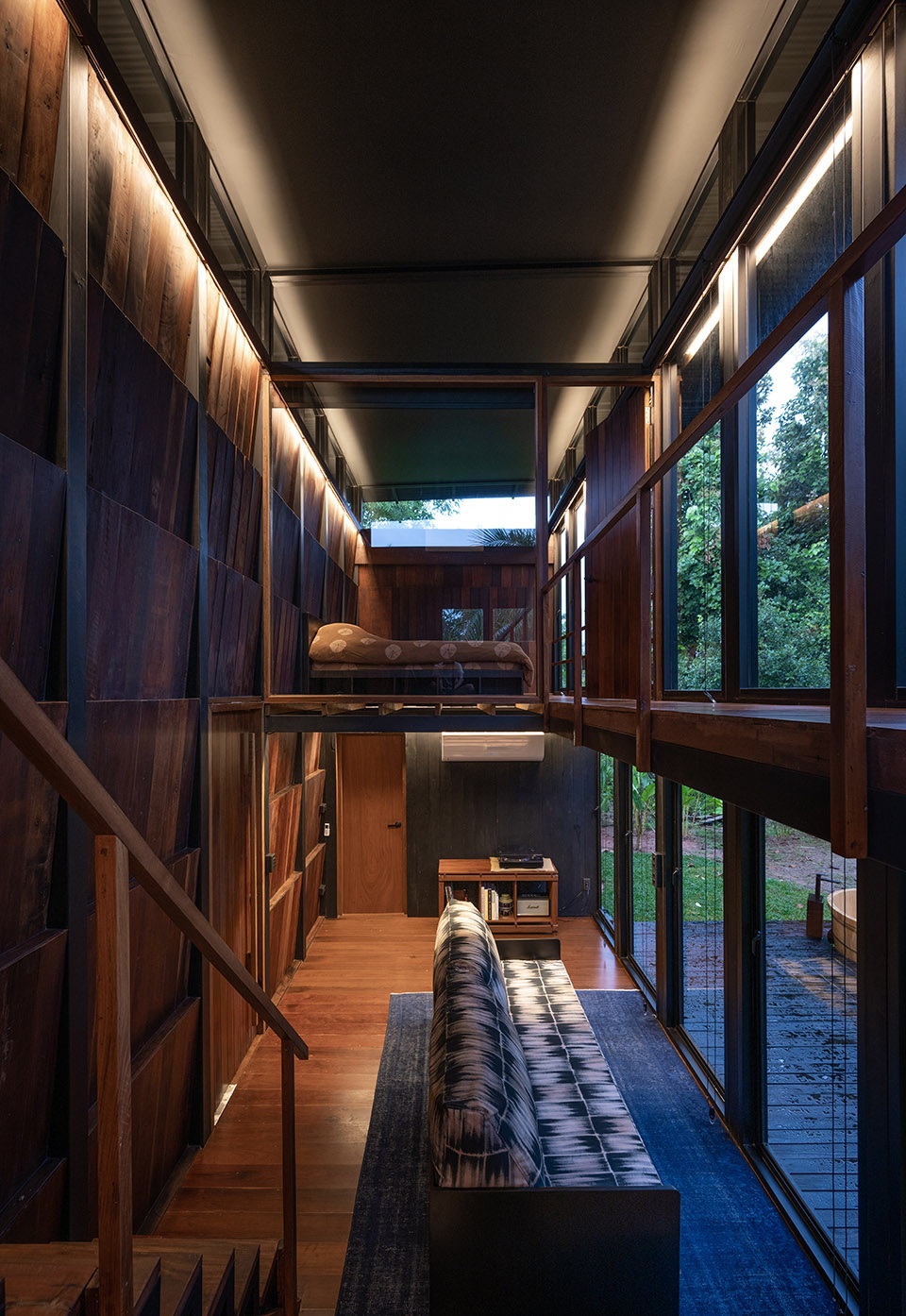Wood and Mountain–Cabin of human by Sher Maker