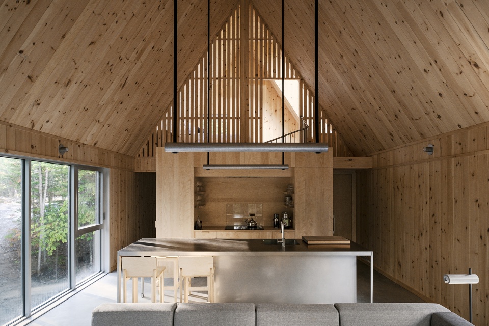beside chalets by appareil architecture