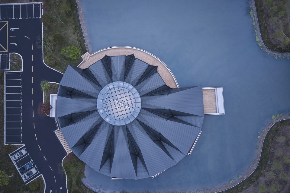 dongfeng parlor water exhibition center china by tjad original design studio