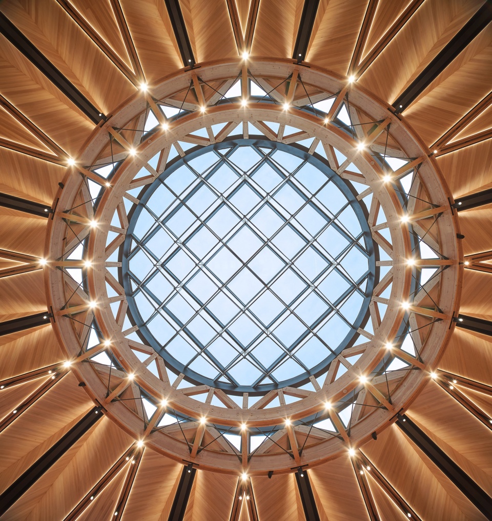 dongfeng parlor water exhibition center china by tjad original design studio