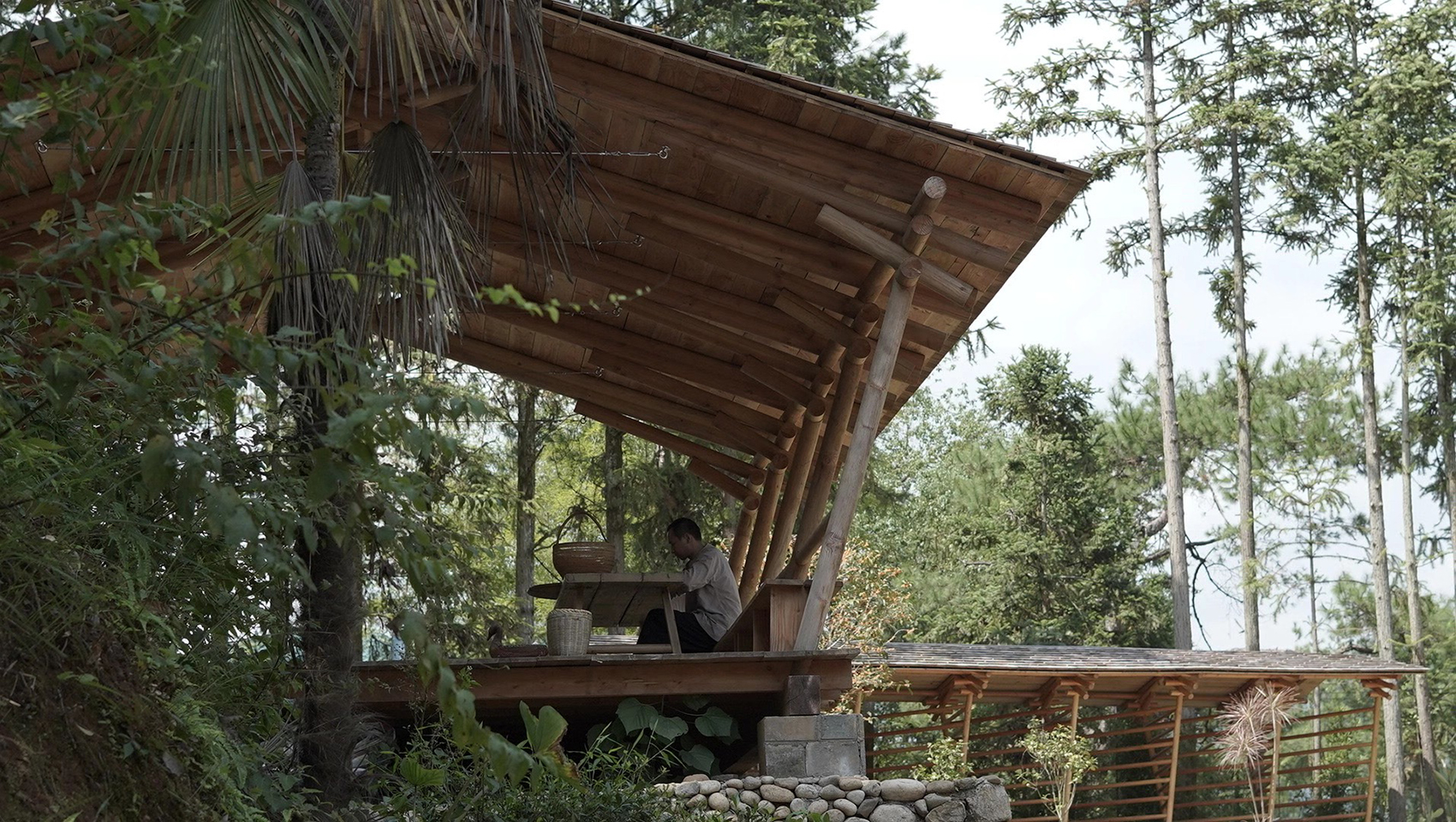 hehe tea pavilion china by zsyz studio
