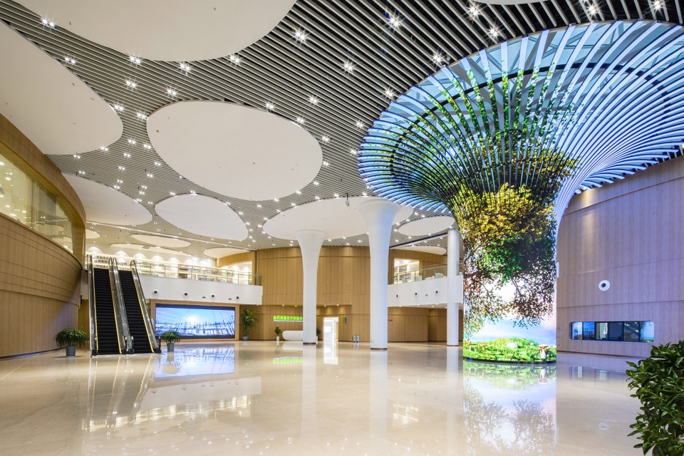 zoucheng mushroom gallery china by tong yuan design group co ltd