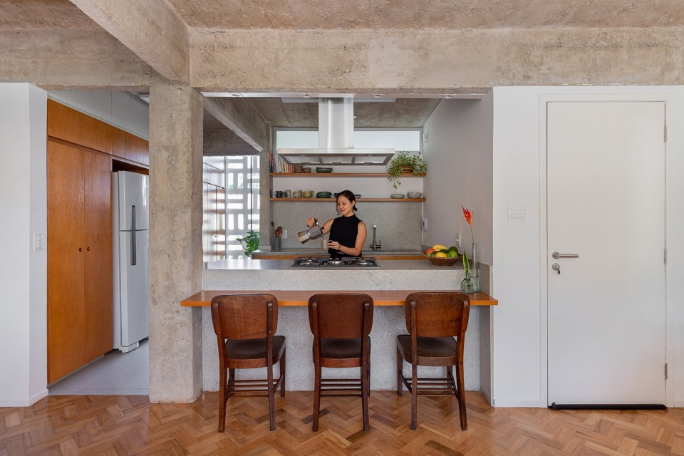rosa apartment by coda arquitectos
