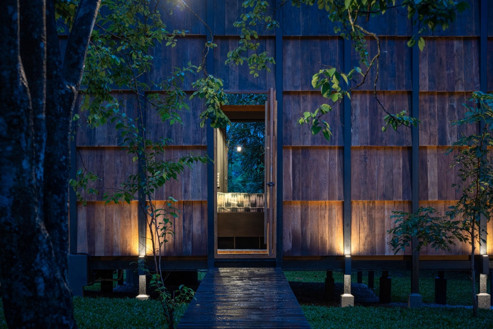 Wood and Mountain–Cabin of human by Sher Maker