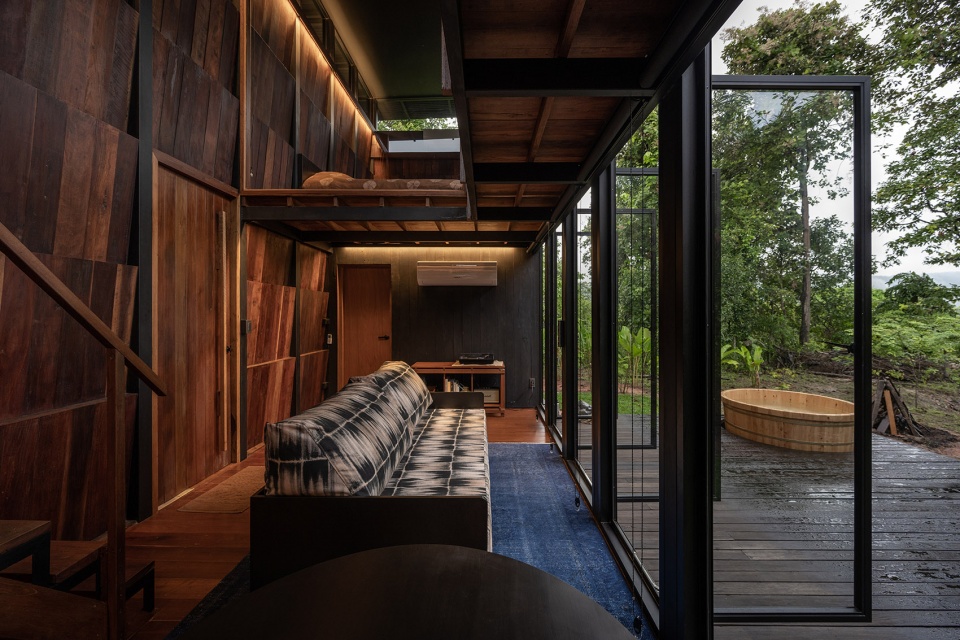 Wood and Mountain–Cabin of human by Sher Maker