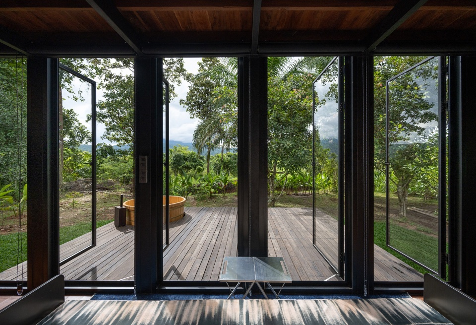 Wood and Mountain–Cabin of human by Sher Maker