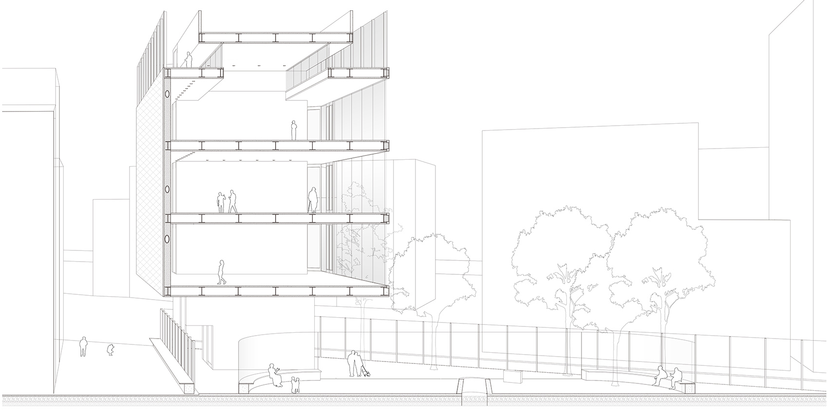 museum of poetry china by dna design and architecture