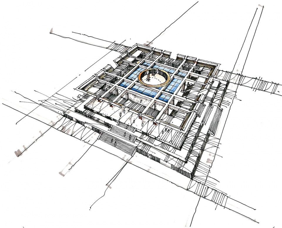Temple of Han Dynasty China Northwest Architecture Design And Research Institute