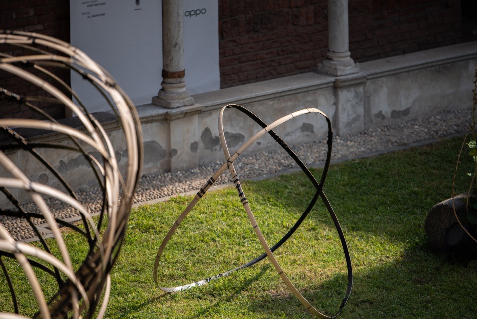 bamboo ring by oppo x kengo kuma