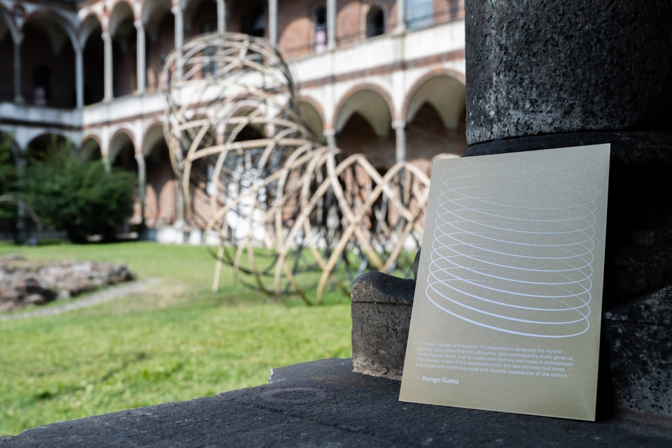 bamboo ring by oppo x kengo kuma