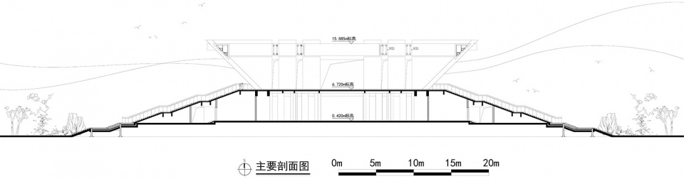 Temple of Han Dynasty China Northwest Architecture Design And Research Institute