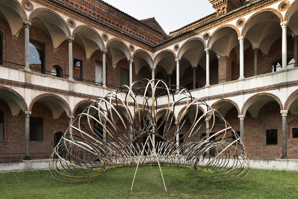 bamboo ring by oppo x kengo kuma