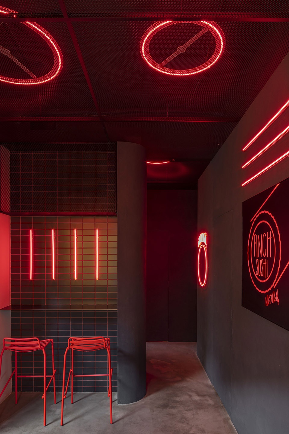 finch sushi restaurant italy by studio didea