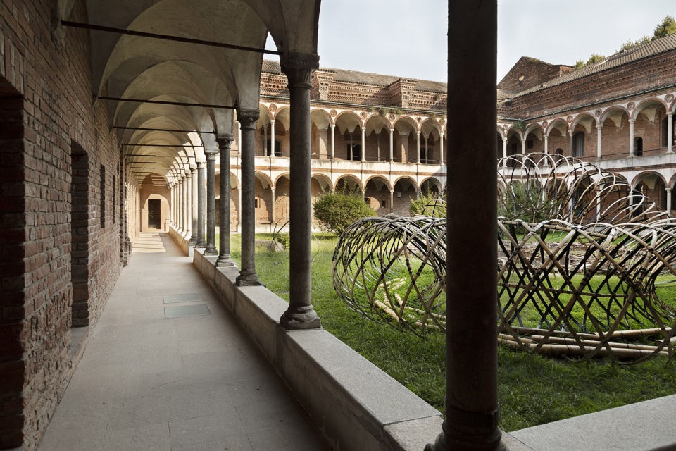 bamboo ring by oppo x kengo kuma