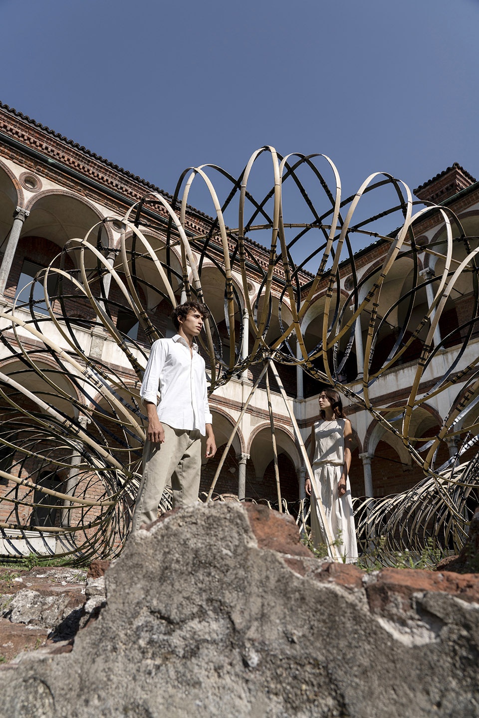 bamboo ring by oppo x kengo kuma