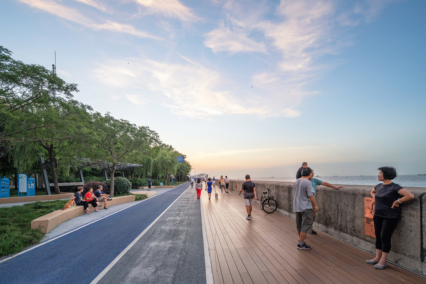 Ecological and Civic Transformation of the Waterfront of Baoshan Binjiang Phase I by Daguan Landscape Design