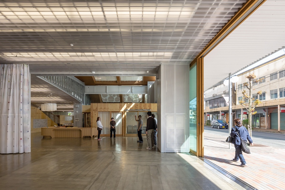 kitakami children health support complex by unemori architects
