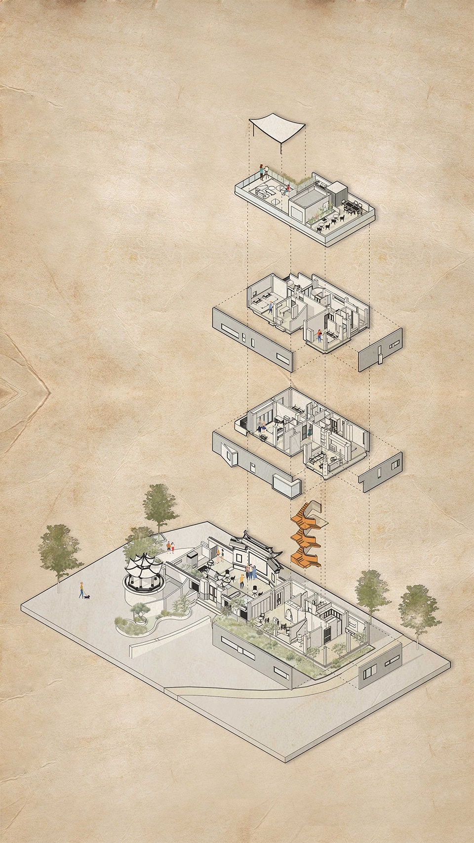 ladesee hotel china by saussure architects
