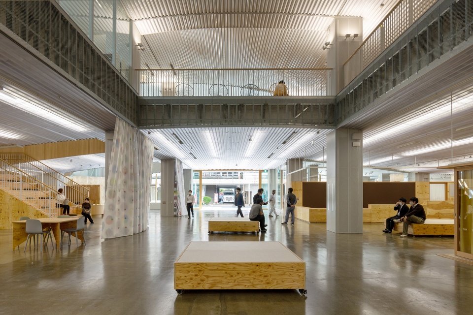 kitakami children health support complex by unemori architects