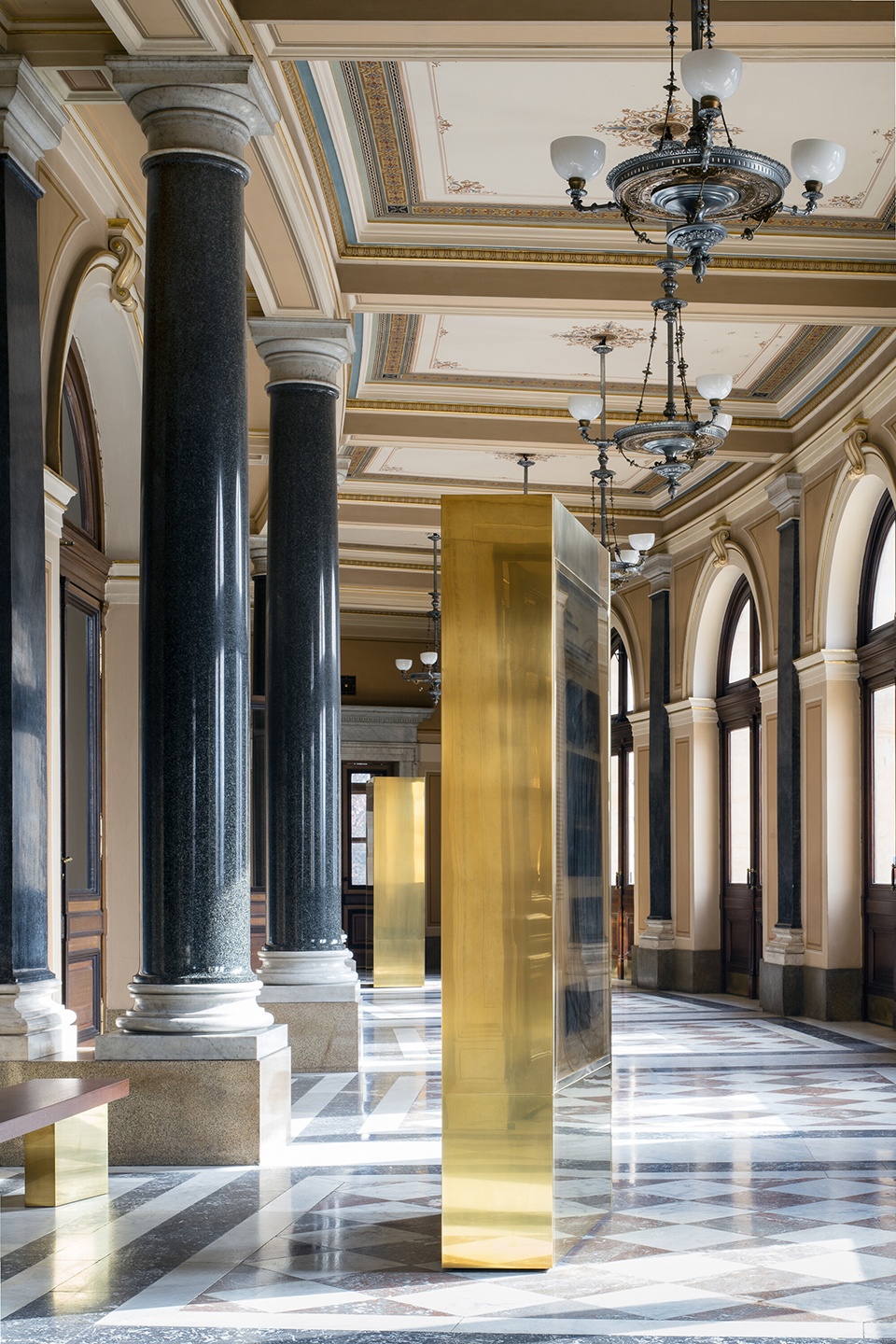 rudolfinum entrance interiors by lenka mikova architekti