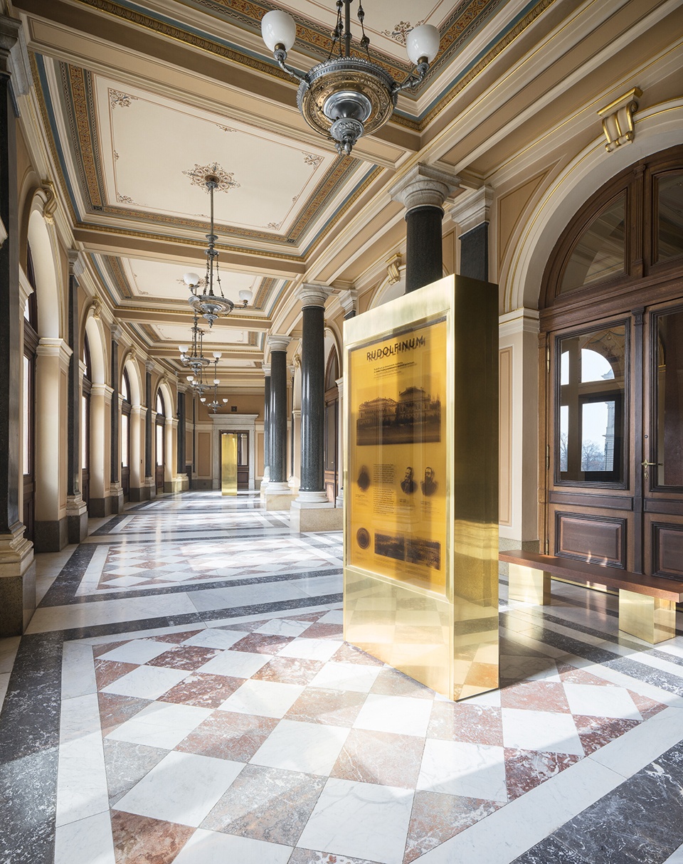 rudolfinum entrance interiors by lenka mikova architekti