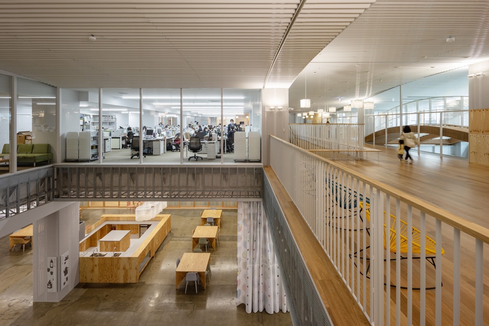 kitakami children health support complex by unemori architects