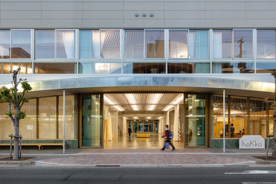 kitakami children health support complex by unemori architects