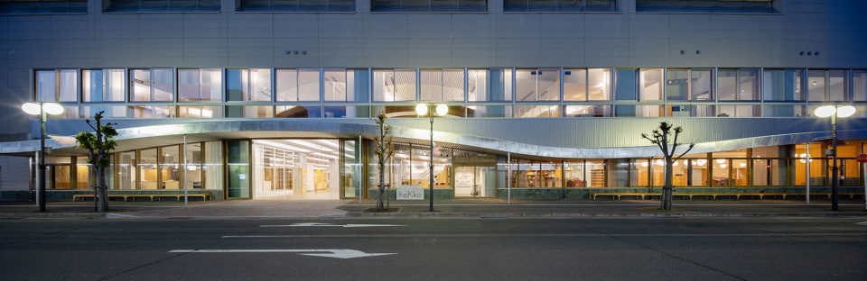 kitakami children health support complex by unemori architects