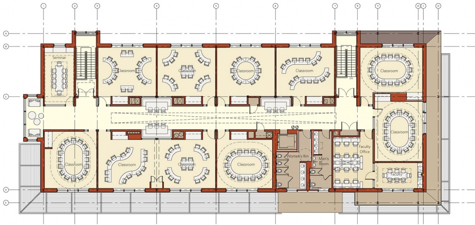 kenneth k t yen humanities building by vma