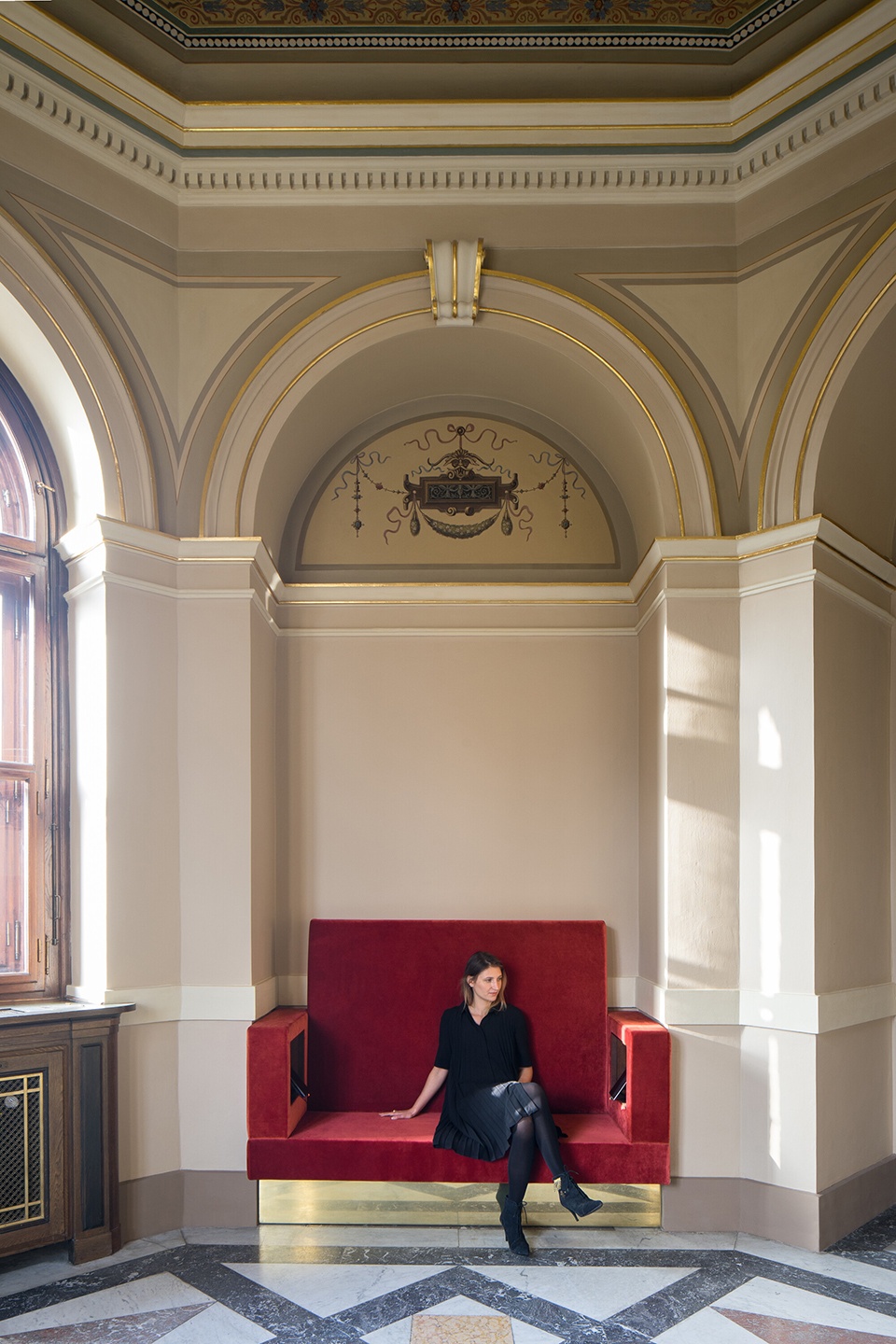 rudolfinum entrance interiors by lenka mikova architekti