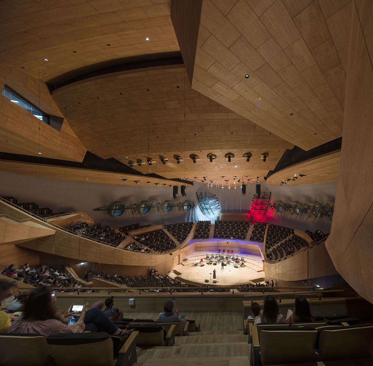 the presidential symphony orchestra concert hall by uygur architects