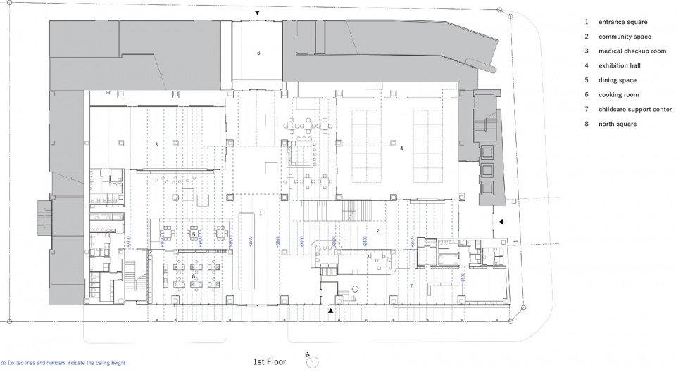 kitakami children health support complex by unemori architects