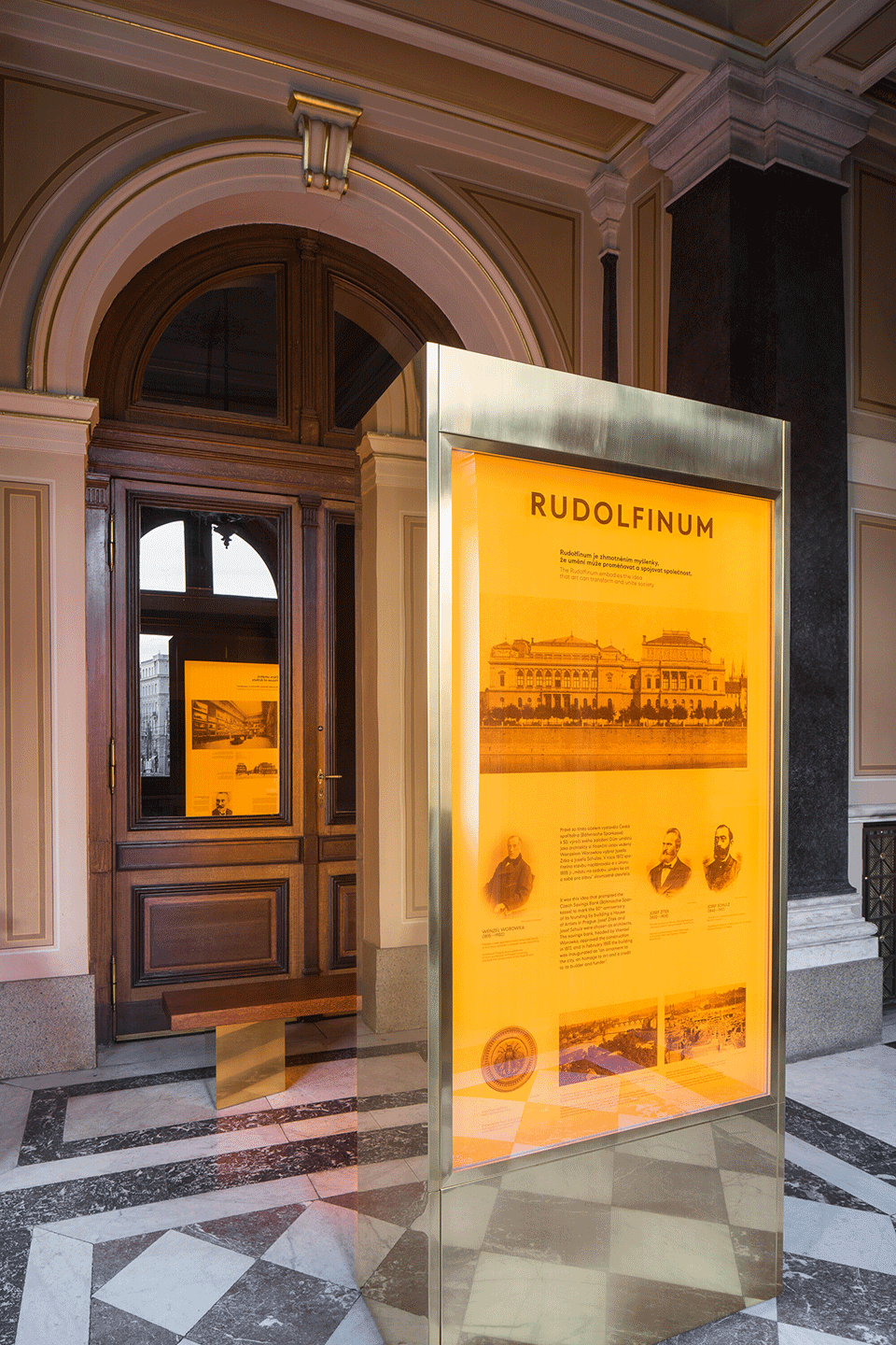 rudolfinum entrance interiors by lenka mikova architekti