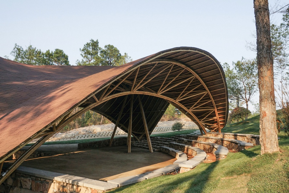 pavilion of wind china by caup