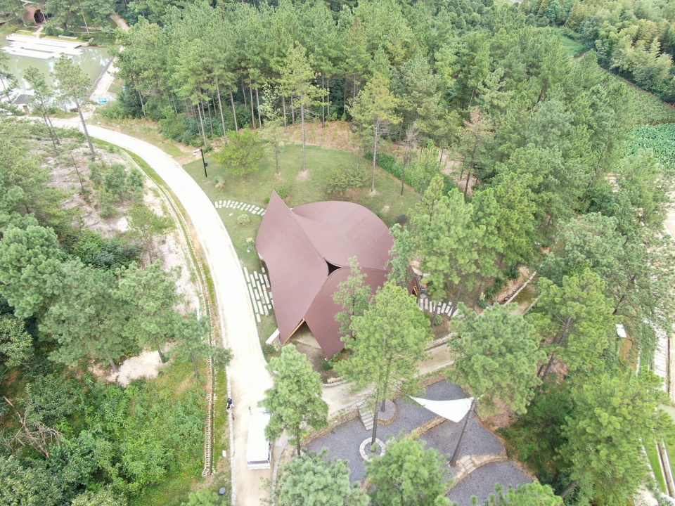 pavilion of wind china by caup