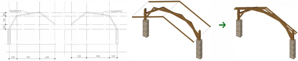 Design of Rural Auditorium and Bronze Statue Memorial Square in Former Residence of Pei kang Chang ADAP