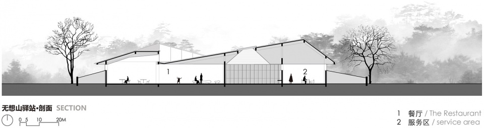 Wuxiang Mountain Qiu Hu Station Mix Architecture
