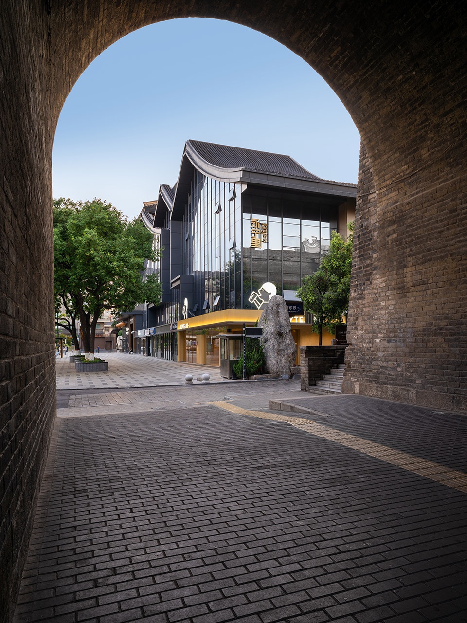 heytea yongning alley store xian by leaping creative