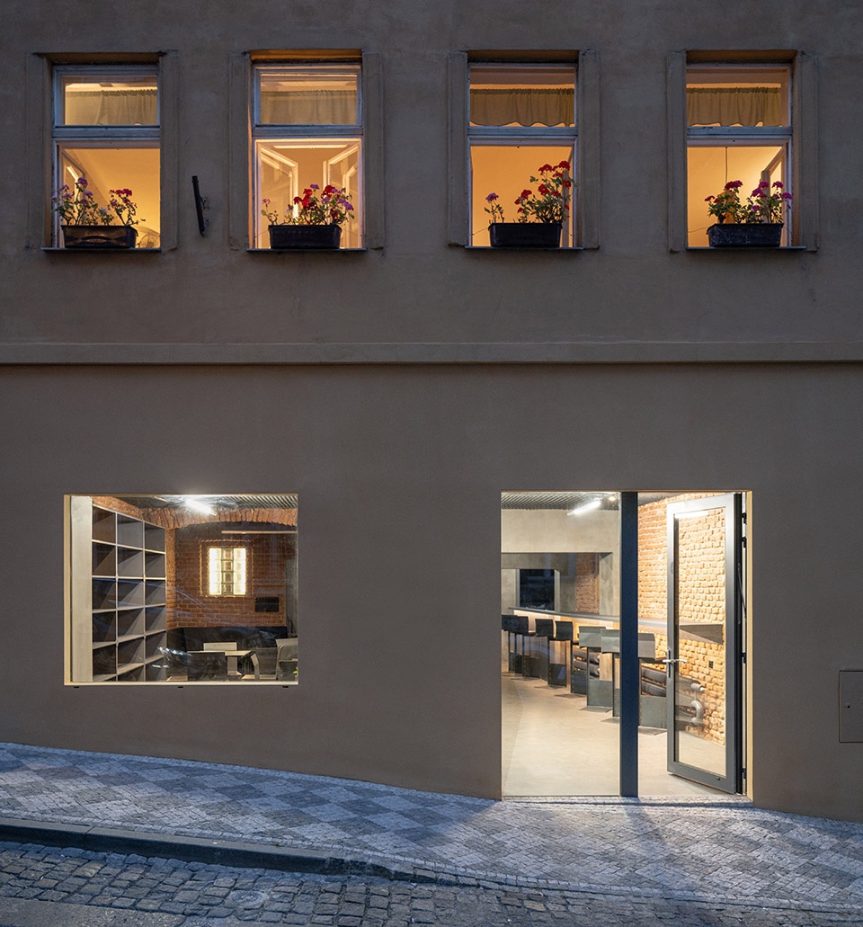 Bar Studio Krymska in Prague by PAPUNDEKL ARCHITECTS
