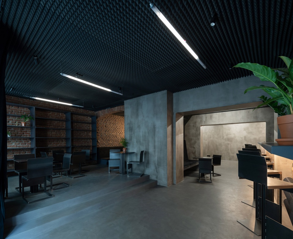 Bar Studio Krymska in Prague by PAPUNDEKL ARCHITECTS