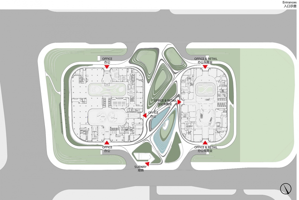 infinitus plaza guangzhou china by zaha hadid architects
