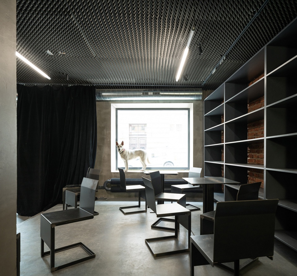 Bar Studio Krymska in Prague by PAPUNDEKL ARCHITECTS