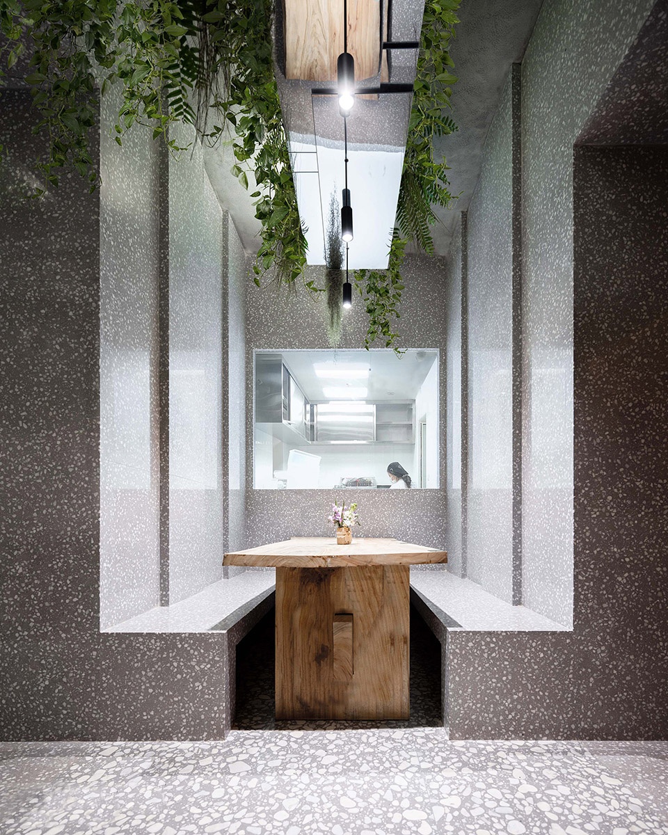 Layered biophilic restaurant in Shanghai by MAP