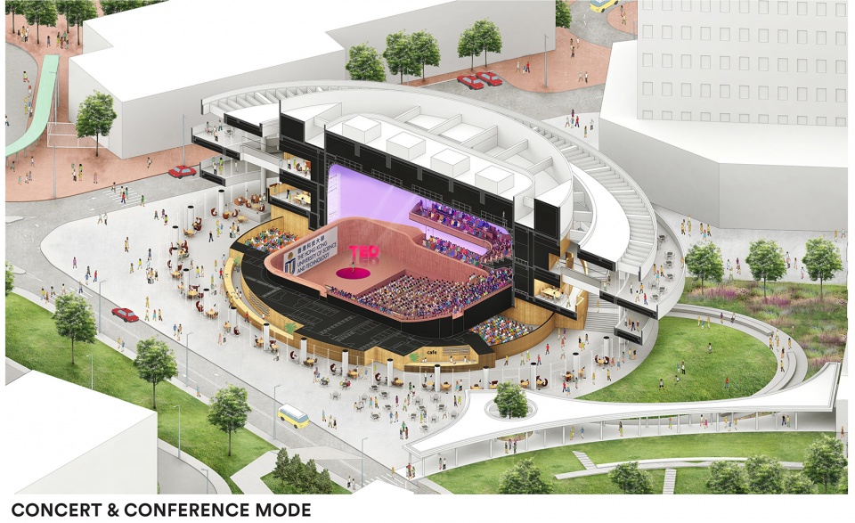shaw auditorium hkust by henning larsen