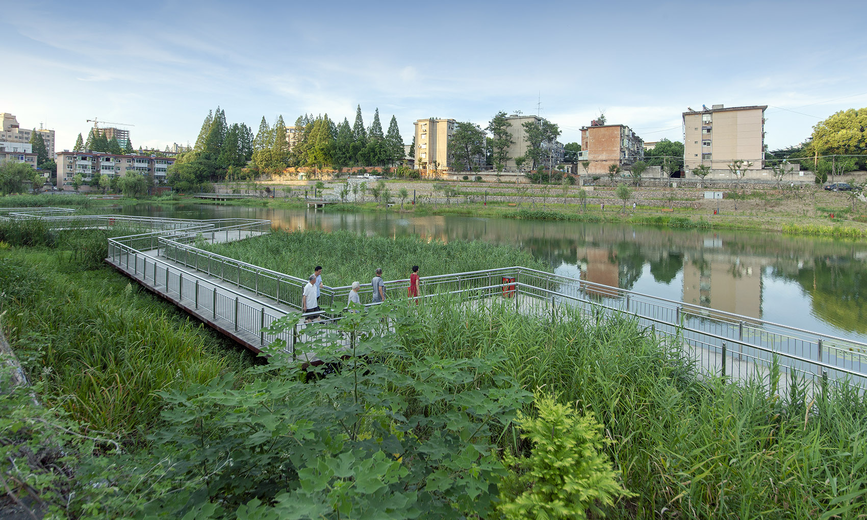 Chizhou City Moat Heritage Park Chizhou Anhui by UP S