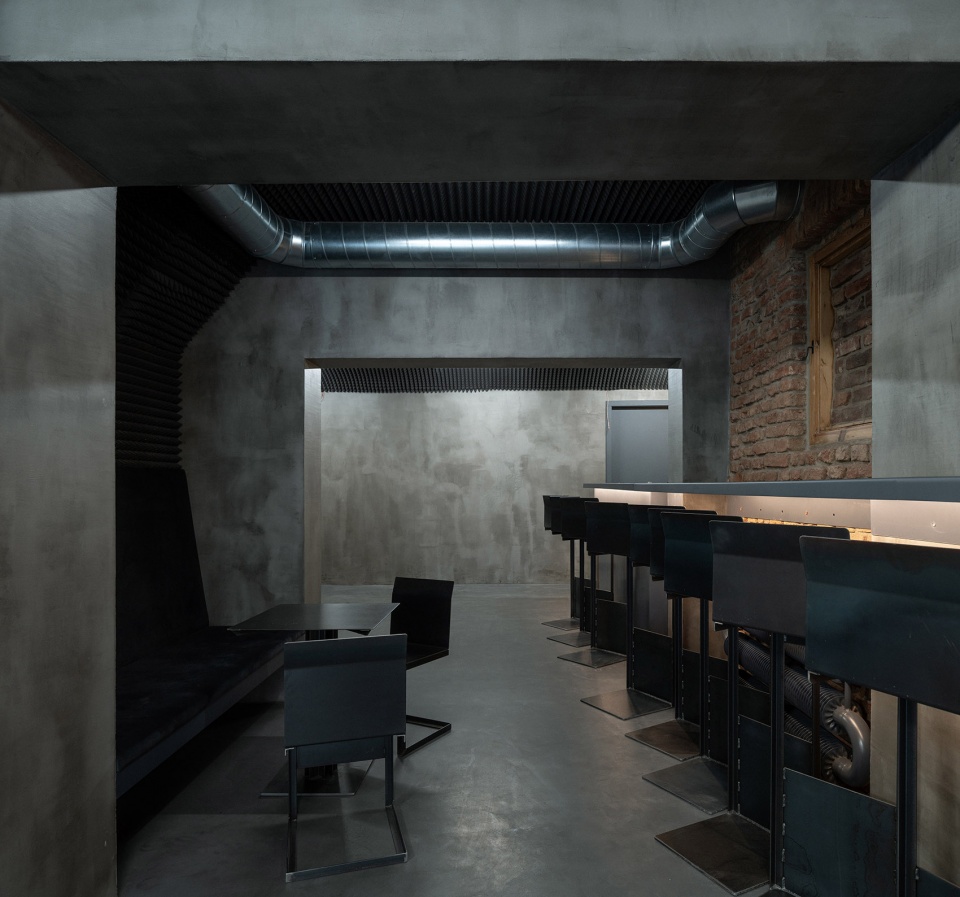 Bar Studio Krymska in Prague by PAPUNDEKL ARCHITECTS