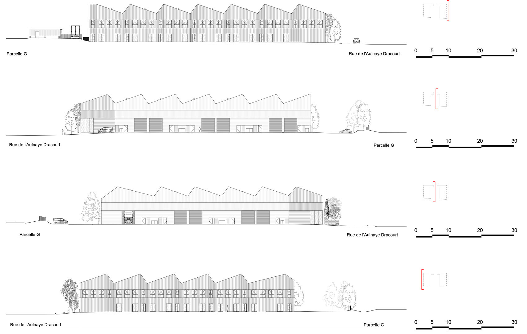 Urban Valley activity building and offices by Ateliers o s architectes
