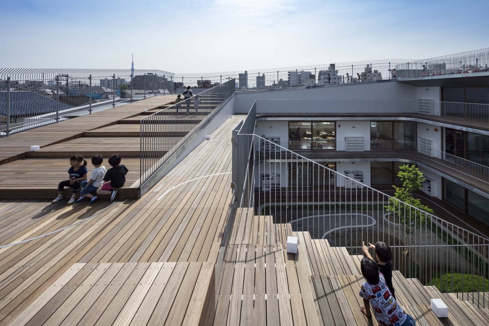 higashitateishi nursery school by aisaka architects atelier